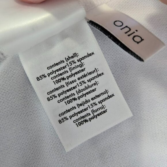 ONIA Rachel One-Piece Swimsuit Blue Pink Tie-Dye Bathing Suit Size M NWT - Picture 6 of 7